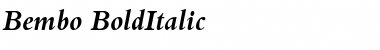 Bembo BoldItalic Font