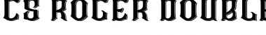 Download CS Roger Double Font Download CS Roger Double Font