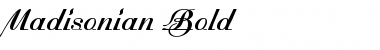 Madisonian Bold Font