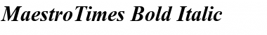 MaestroTimes Regular Font