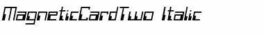 MagneticCardTwo Font