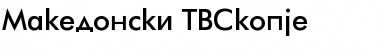 TVSkopje Normal Font