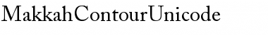Makkah Contour Unicode Regular Font