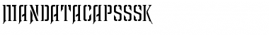 MandataCapsSSK Font