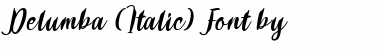 Delumba Italic