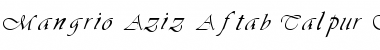 Download Mangrio_Aziz_Aftab_Talpur_Styli Font Download Mangrio_Aziz_Aftab_Talpur_Styli Font