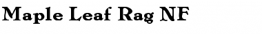 Maple Leaf Rag NF Regular Font