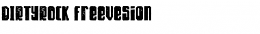 DIRTY ROCK Free Vesion Regular Font