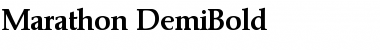 Download Marathon-DemiBold Font Download Marathon-DemiBold Font
