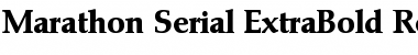 Marathon-Serial-ExtraBold Font