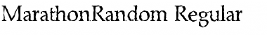 Download MarathonRandom Font