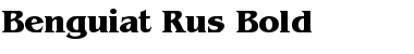 Benguiat Rus Bold Font