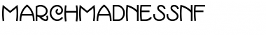 MarchMadnessNF Regular Font