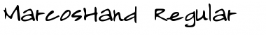 Download MarcosHand Font Download MarcosHand Font