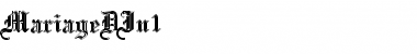 Download MariageDIn1 Font