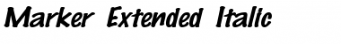 MarkerExtended Italic