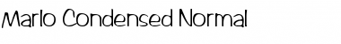 MarloCondensed Normal Font
