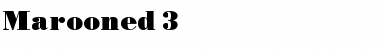 Download Marooned 3 Font Download Marooned 3 Font