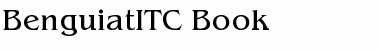 BenguiatITC Book Font