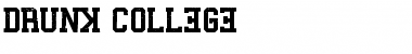 Drunk College Regular Font