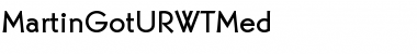MartinGotURWTMed Font