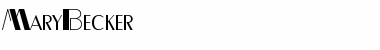 Download MaryBecker Font Download MaryBecker Font