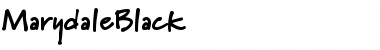 Download MarydaleBlack Font Download MarydaleBlack Font