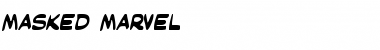 Download Masked Marvel Font Download Masked Marvel Font