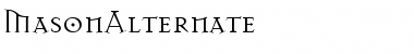 MasonAlternate Regular Font