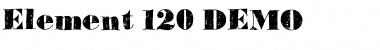 Download Element 120 DEMO Font