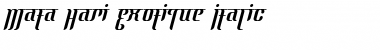 Mata Hari Font