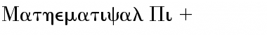 MathematicalPi 1 Regular Font