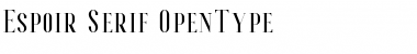 Download Espoir Serif Free Font