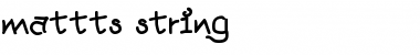 mattts string Font