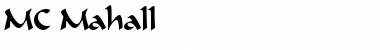 Download MC Mahall Font Download MC Mahall Font