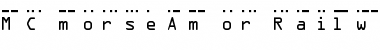 Download MC morse_Am_or_Railway_1844 S Font Download MC morse_Am_or_Railway_1844 S Font