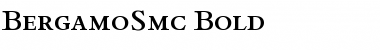 BergamoSmc Bold Font