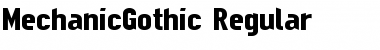 MechanicGothic Regular Font