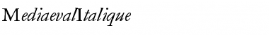 Download MediaevalItalique Font Download MediaevalItalique Font