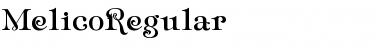 MelicoRegular Regular Font