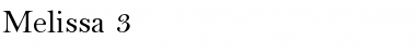 Download Melissa 3 Font Download Melissa 3 Font