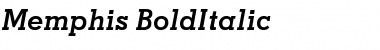 Download Memphis-BoldItalic Font