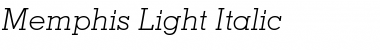 Memphis-Light Font