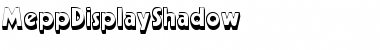 MeppDisplayShadow Regular Font