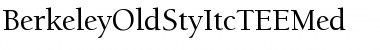 Download BerkeleyOldStyItcTEEMed Font