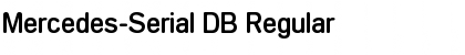 Download Mercedes-Serial DB Font