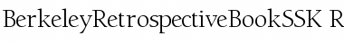 BerkeleyRetrospectiveBookSSK Regular Font