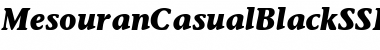 MesouranCasualBlackSSK Italic Font