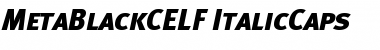 MetaBlackCELF Font