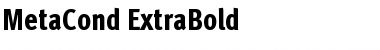 MetaCond ExtraBold Font